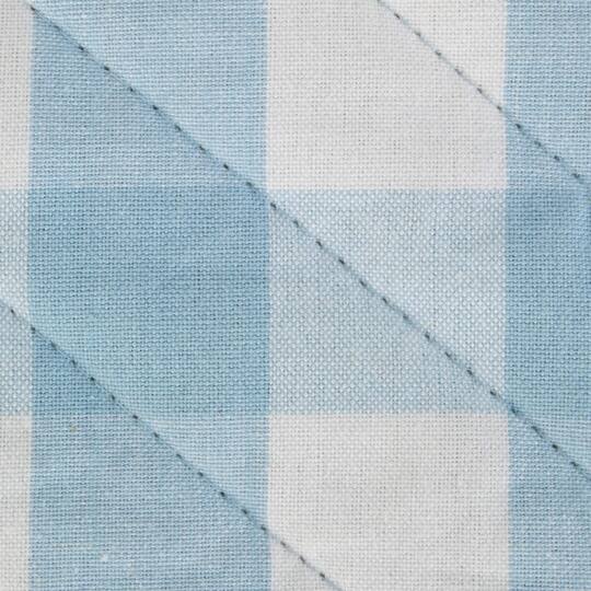 DII® Light Blue Buffalo Check Oven Mitt & Pot Holder Set